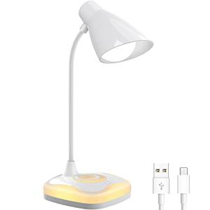 Luz Lectura Recargable USB, Lámpara Escritorio LED con Cont…