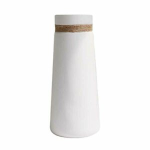 Healifty jarrón de cerámica Blanca Simplicidad Moderna flor…