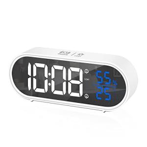 HOMVILLA Reloj Despertador Digital, LED Pantalla Reloj Alar…