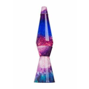 Fisura | Lámpara de lava “Galaxy”. Base multicolor, líquido…