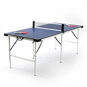 Hyner 5,5 Pies Mesa de Ping Pong Plegable Fácil de Montaje…