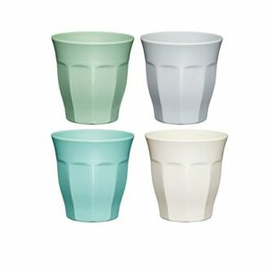 Colourworks Vasos de Plástico de Melamina, Colores 'Classic…