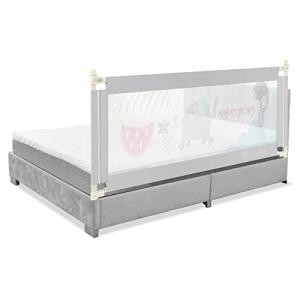 LIFEZEAL Barrera de cama para bebé, 174 x 72,5 cm, altura a…