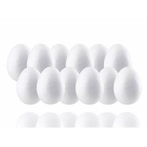 50x Huevos de poliestireno 6 cm - Huevos de plástico para M…