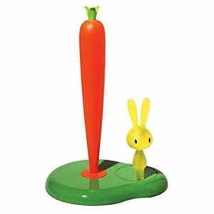 Alessi Bunny & Carrot Portarrollos de Cocina, Multicolor