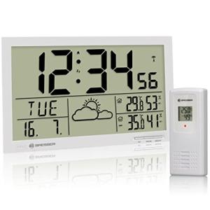 Bresser MyTime Jumbo blanco reloj meteorológico LCD blanco