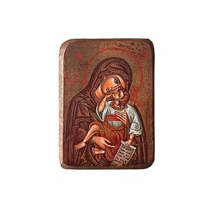 DELL'ARTE Artículos religiosos, Icono de madera Virgen Aixi…