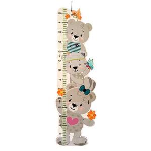 Hess-Spielzeug 14632-Tallímetro de madera para niños, serie…