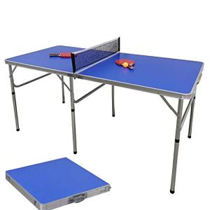 Mini mesa de ping pong de 152 x 76 cm, para interiores, ple…