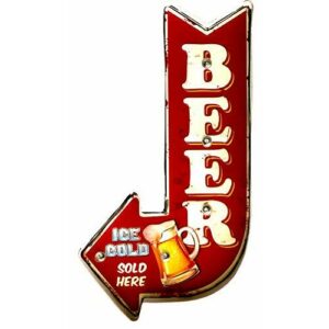 DiiliHiiri Cartel Luminoso Cerveza Vintage — Letrero Retro…