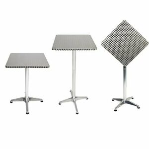 Mojawo® - Mesa alta de bar, mesa de terraza, aluminio, 60 x…