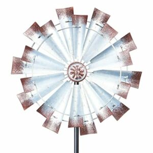 Spinner de viento al aire libre Metal 360 grados doble vien…