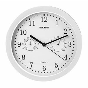 ELBE RP-2005-B Reloj de pared con termómetro e higrómetro,…