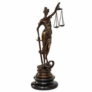 Escultura de Bronce - Dama de la Justicia - Estilo Antiguo…
