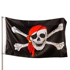 PHENO FLAGS Bandera Pirata premium, reciclada totalmente 90…