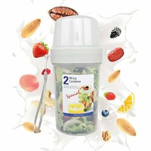 Gxhong Taza de Yogur,Taza de Cereales para Llevar,sin BPA R…