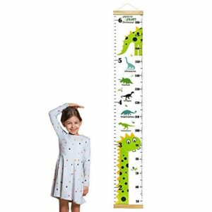 Medidor Altura Niños cm y Pies Tabla de Crecimiento de Dino…