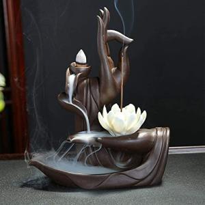 Quemador de incienso, diseño de flor de loto, de estilo zen…