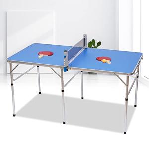 RibasuBB Mesa de ping pong para exteriores, profesional, mi…