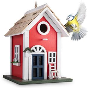 GARDIGO® Casa de Pájaros I Comodero Nido para Pájaros Silve…