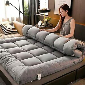 respetuosa con la piel dormitorio de estudiantes japoneses antideslizante de algodón plegable para dormitorio Colchoneta de futón transpirable 1,5 x 2 m 