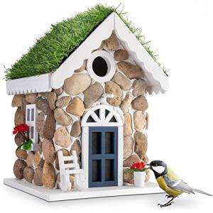 GARDIGO® Comedero para Pájaros Exterior en Forma de Casa de…