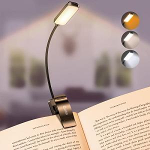 Gritin 9 LED Luz de libro, Lampara Libro de Lectura con 3 M…