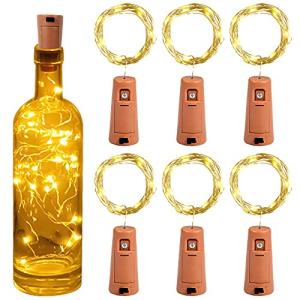 Luces de Botella, Yizhet 6 Piezas Luces para Botellas Crist…
