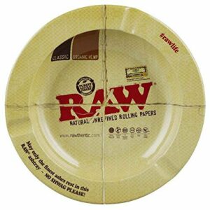 RAW 18443 Magnetic Ashtray, metal, amarillo, S