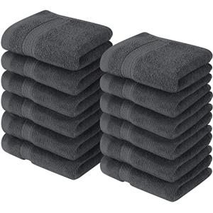 Utopia Towels - Juego de Toallas Premium (30 x 30 cm, Gris)…
