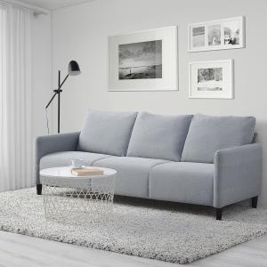 IKEA - Sofá de 3 plazas Knisa gris claro
