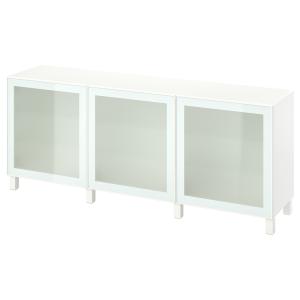 IKEA - Mueble salón Blanco/Glassvik/Stubbarp vidrio esmeril…