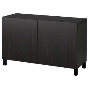 IKEA - Mueble salón Negro-marrón/Lappviken/Stubbarp negro-m…