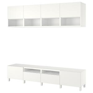 IKEA - Mueble TV Blanco Laxviken/Lappviken/Stubbarp blanco