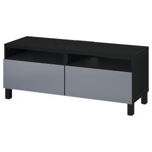 IKEA - Mueble TV con cajones Negro-marrón/Riksviken/Stubbar…