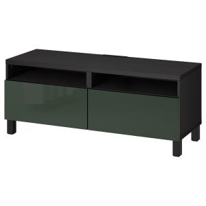 IKEA - Mueble TV con cajones Negro-marrón/Selsviken/Stubbar…
