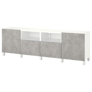 IKEA - Mueble TV con puertas y cajones Blanco/Kallviken/Stu…