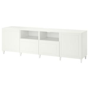 IKEA - Mueble TV con puertas y cajones Blanco/Smeviken/Kabb…