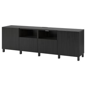 IKEA - Mueble TV Negro-marrón/Lappviken/Stubbarp negro-marr…