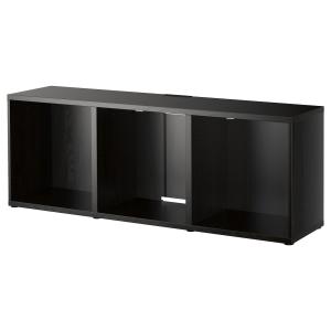 IKEA - Mueble TV Negro-marrón 180x40x64 cm