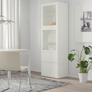 IKEA - Vitrina Blanco/Lappviken vidrio transparente blanco…