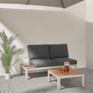 IKEA - Sofá 2 plazas exterior tinte gris/Frösön/Duvholmen g…