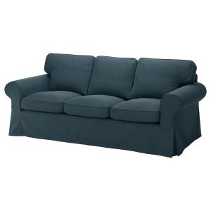 IKEA - Funda para sofá de 3 plazas Hillared azul oscuro