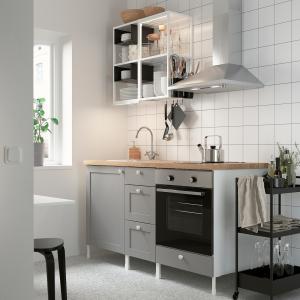 IKEA - Cocina blanco/gris estructura