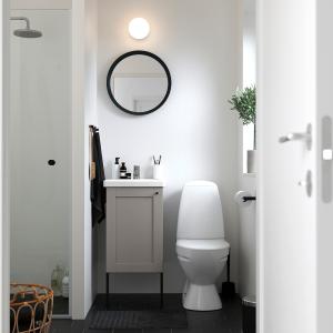 IKEA - Armario lavabo 1prta gris estructura/gris Pilkån gri…