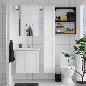 IKEA - Muebles baño j13 blanco estructura/antracita Pilkån…