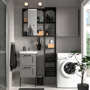 IKEA - Muebles baño j16 gris estructura/antracita Pilkån gr…