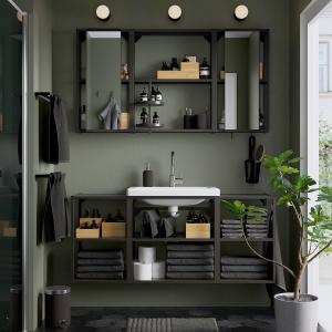 IKEA - Muebles baño j17 antracita/grifo GLYPEN