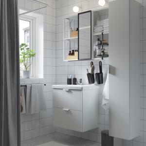 IKEA - Muebles baño j18 blanco/Ensen grifo