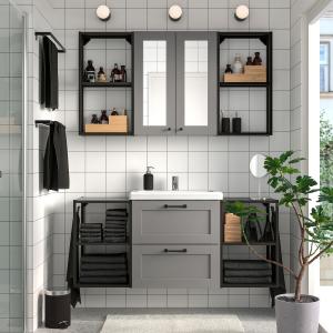 IKEA - Muebles baño j18 gris estructura/antracita Pilkån gr…
